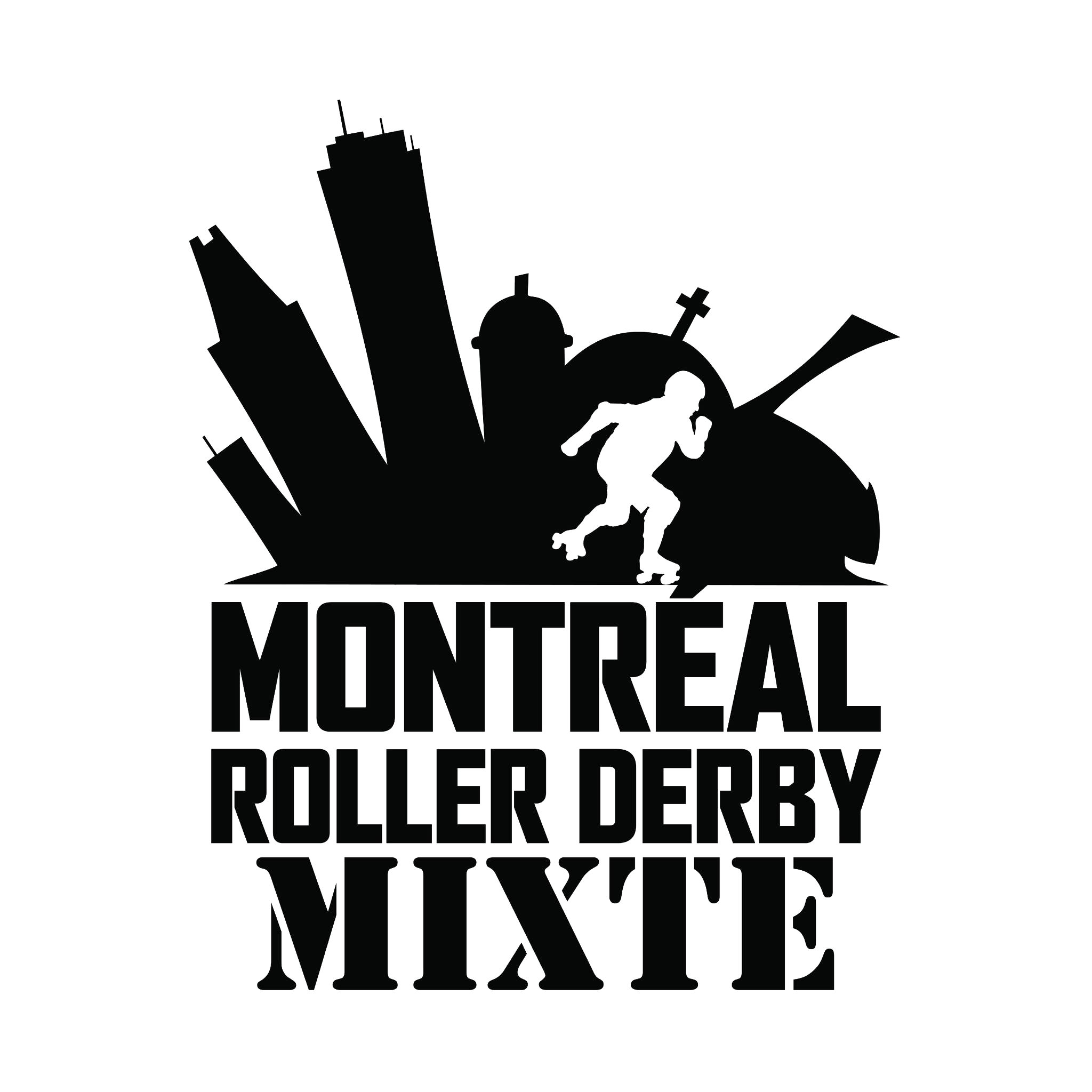 Logo du Montreal Roller Derby Mixte
